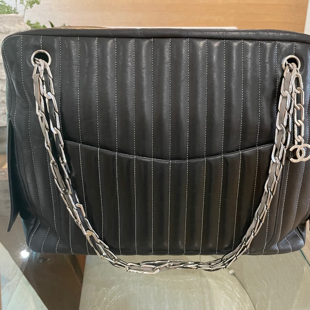 Chanel - Large Vintage Mademoiselle  Camera Bag